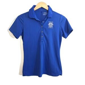 Whistling Straits Nike Golf Polo Blue Dri-Fit Women's Small